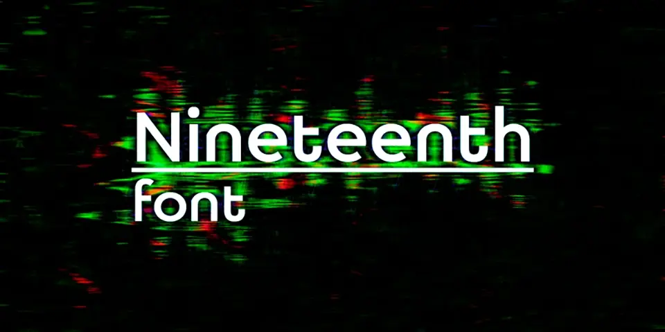 Nineteenth Font