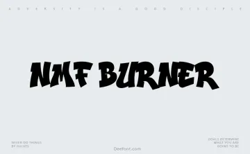 NMF Burner Font