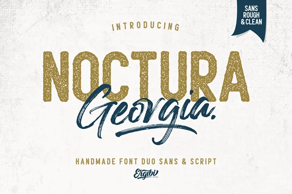 Noctura Georgia Brush Font