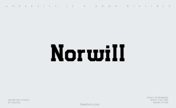 Norwill Font