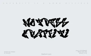 Notress Graffiti Font