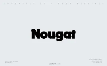 Nougat Font