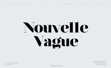 Nouvelle Vague Font