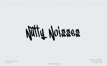 Nutty Noisses Font
