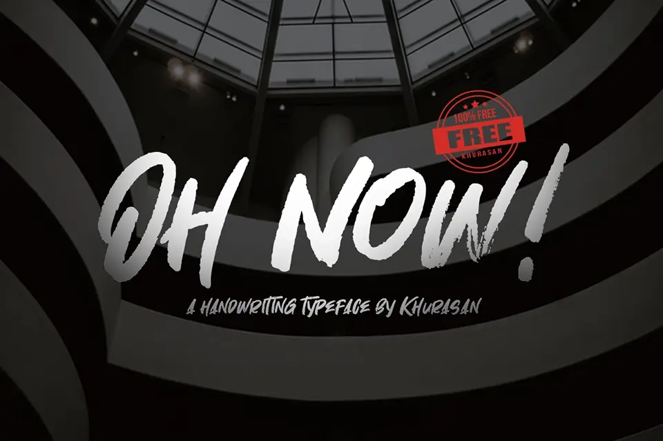 Oh Now! Font