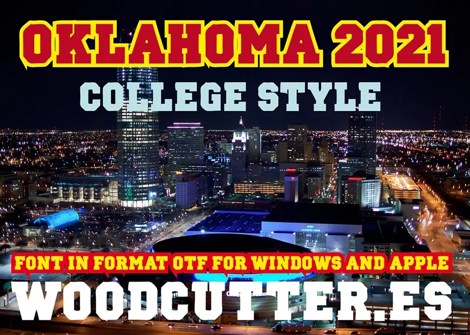 Oklahoma 2021 Font