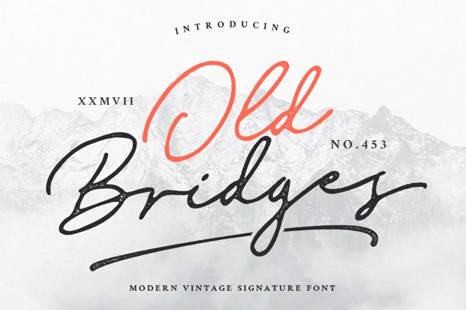 Old Bridges Font