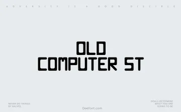 Old Computer ST Font