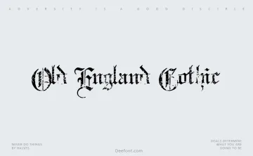 Old England Gothic Font