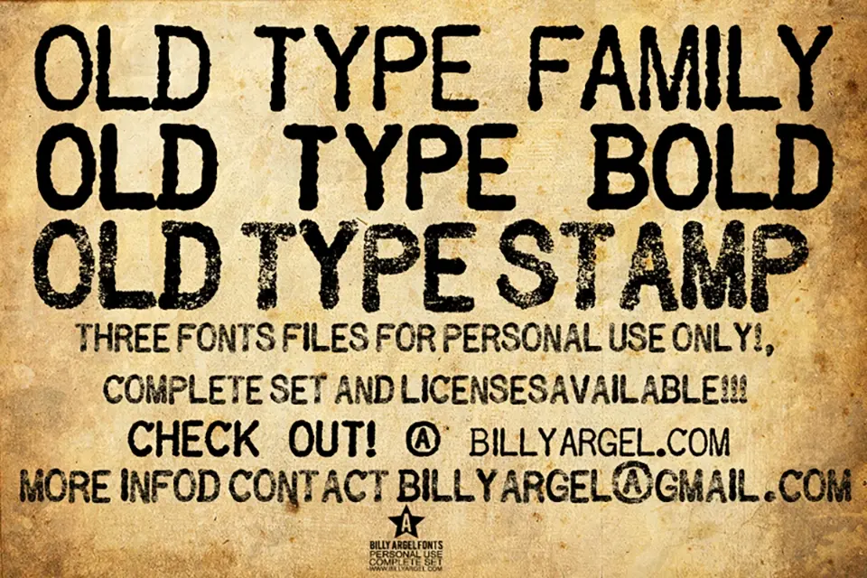 Old Type Font