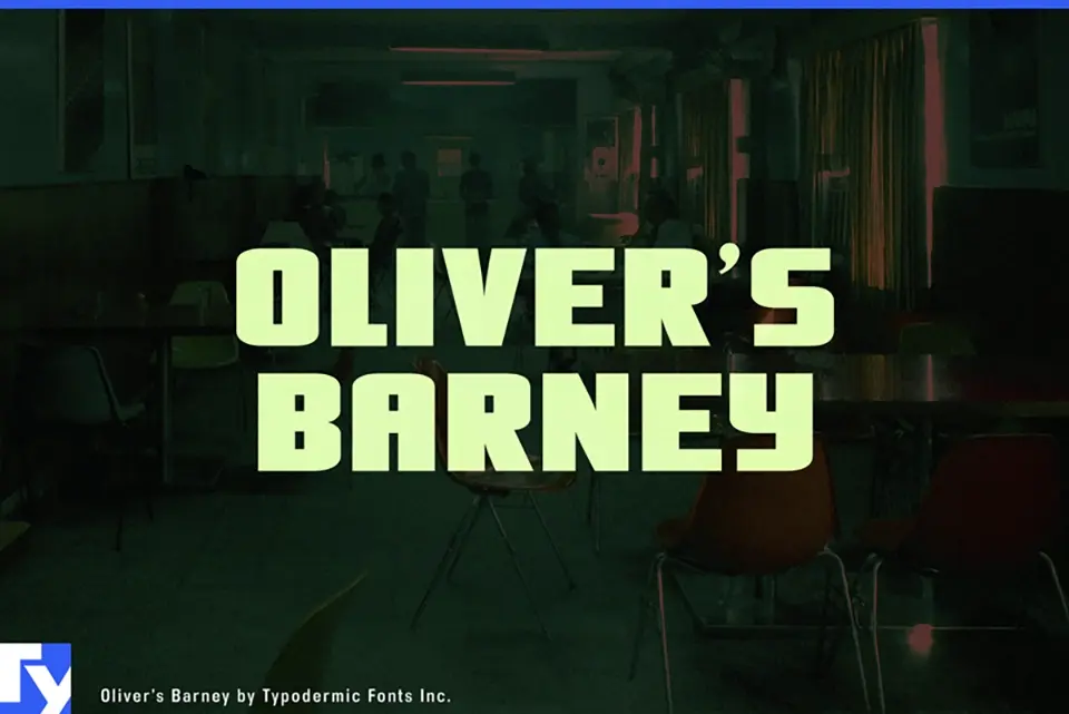 Oliver's Barney Font