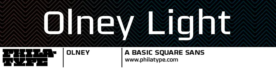 Olney Font