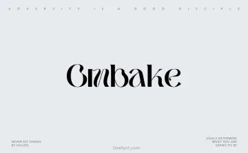 Ombake Font