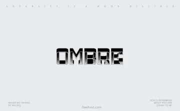 Ombre Font