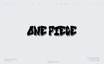 One Piece Font
