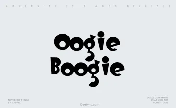 Oogie Boogie Font