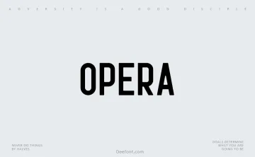 Opera Font