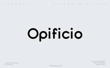 Opificio Font Family