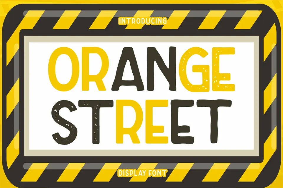 Orange Street Font