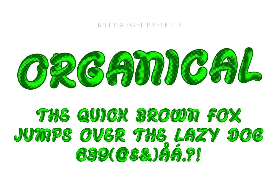Organical Font