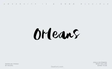Orleans Font