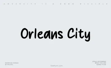 Orleans City Font