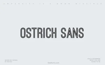 Ostrich Sans Font