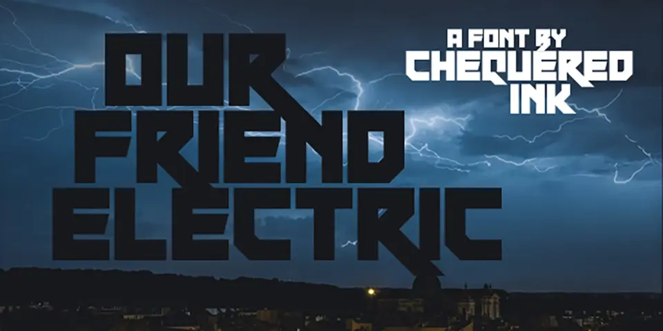 Our Friend Electric Font