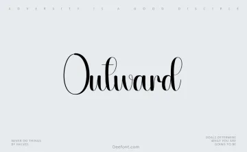 Outward Font