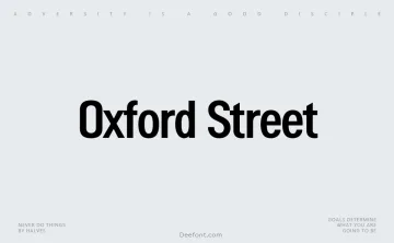 Oxford Street Font