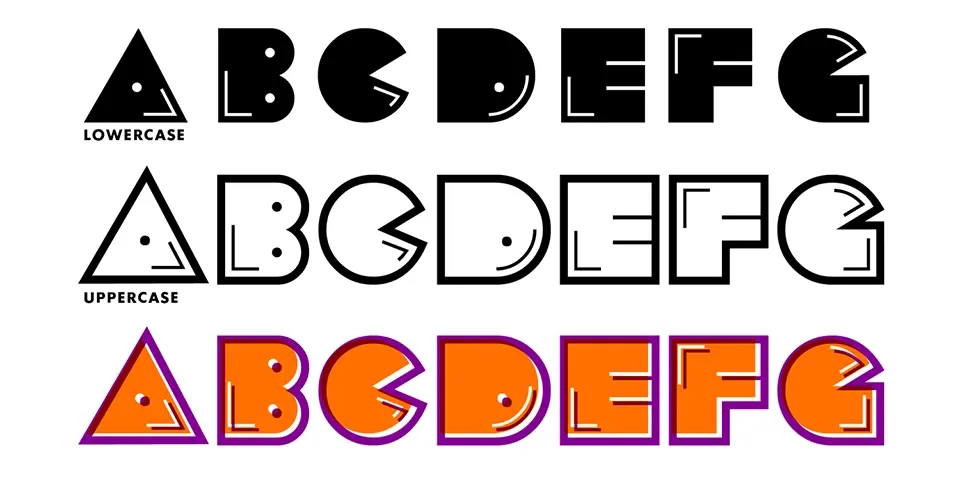 Pac-Font Font
