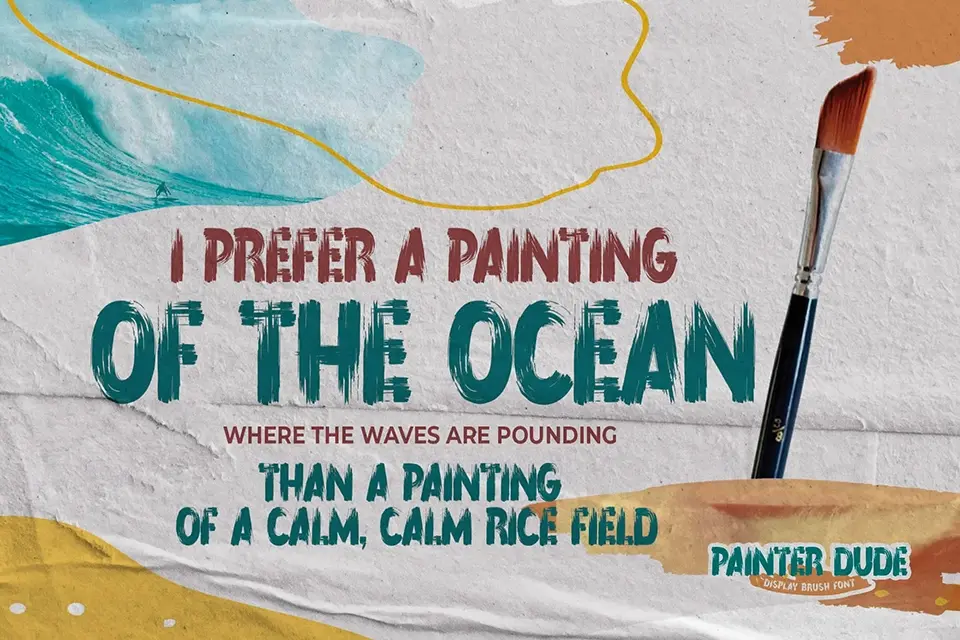 Painter Dude Font