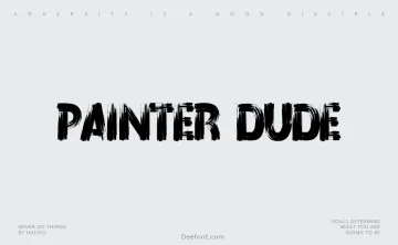 Painter Dude Font