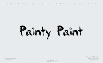 Painty Paint Font