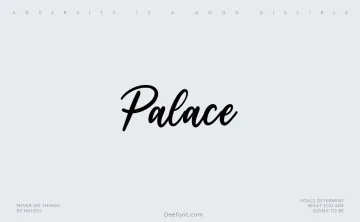 Palace Font