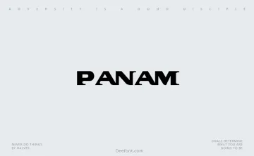 PanAm Font