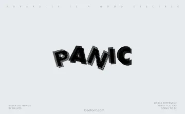 Panic Font