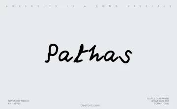 Pathas Font
