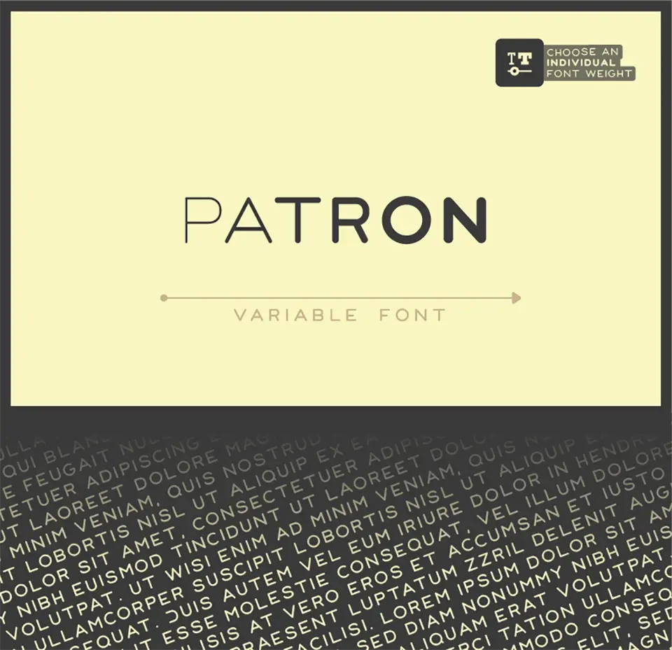 Patron Font