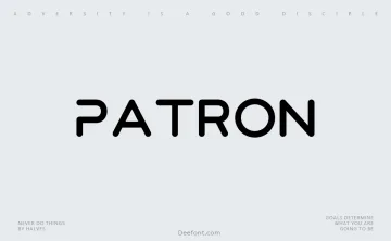 Patron Font