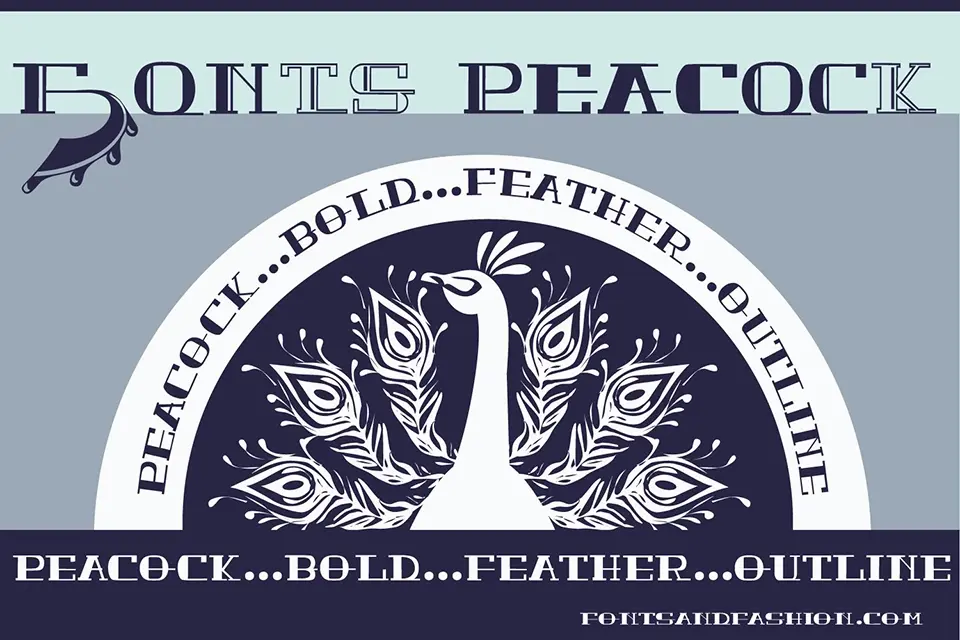 Peacock Font
