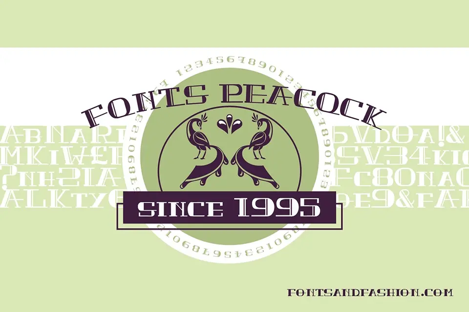 Peacock Font