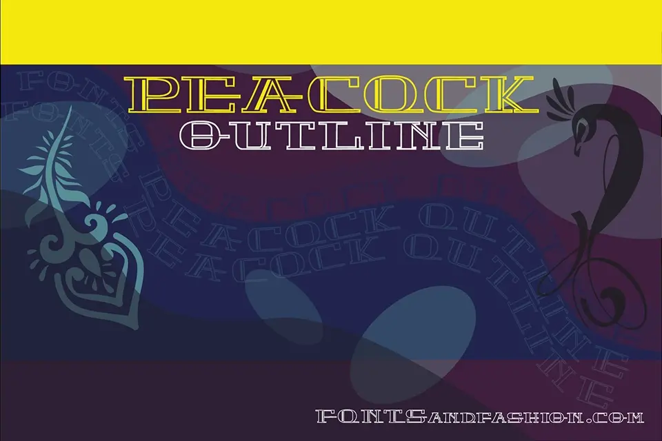 Peacock Font