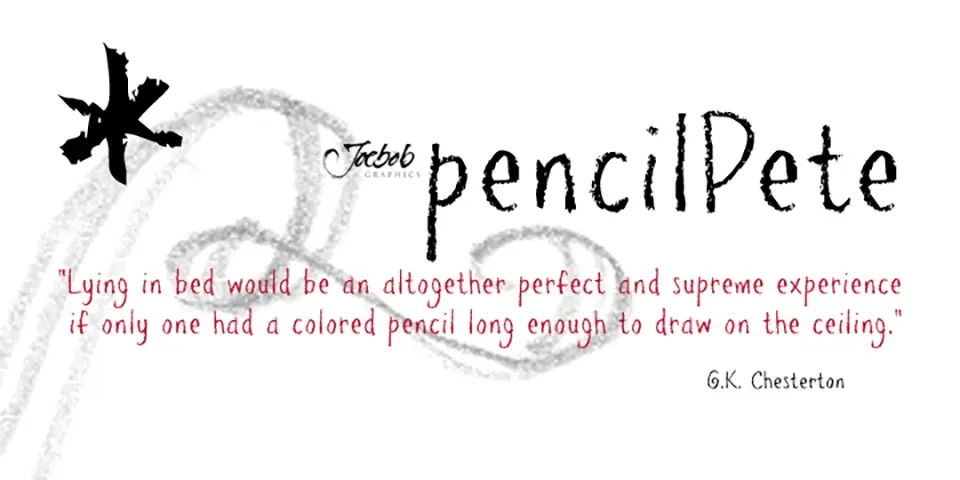 Pencil Pete Font