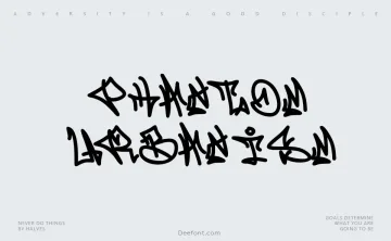 Phantom Urbanism Font
