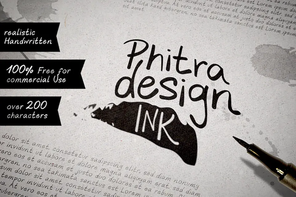 Phitradesign INK Font