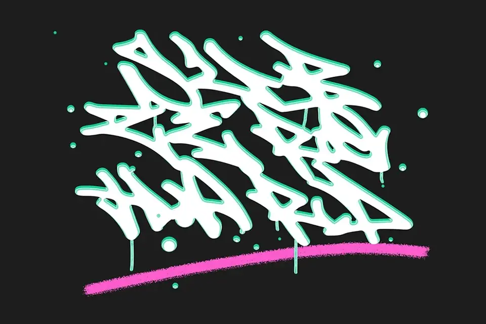 Phoenix Disaster Graffiti Font