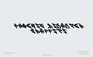 Phoenix Disaster Graffiti Font
