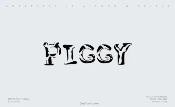 Piggy Font