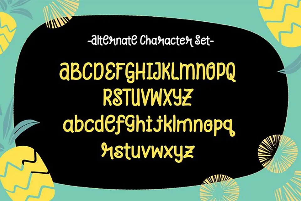 Pineapple Grass Font